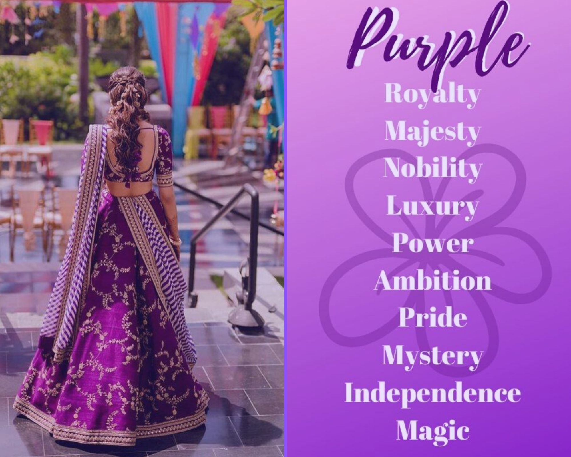 Purple Lehenga Colour