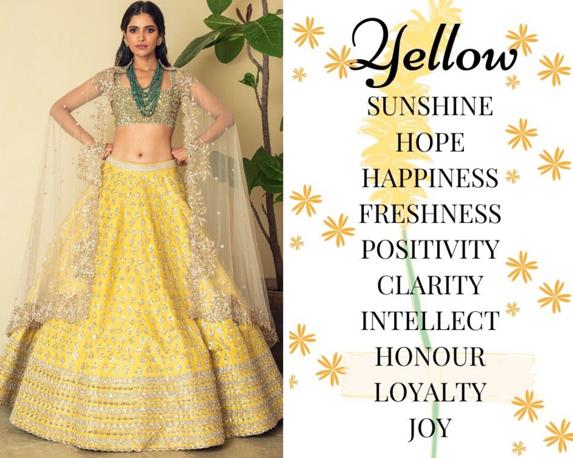 Yellow Lehenga Colour