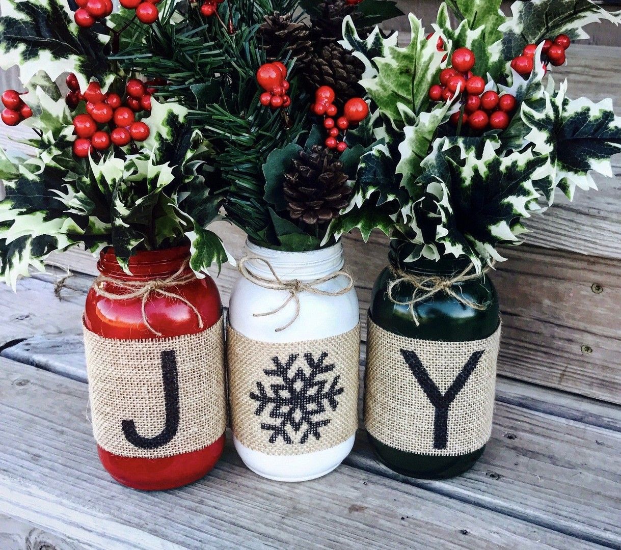 Christmas DIY Mason Jar