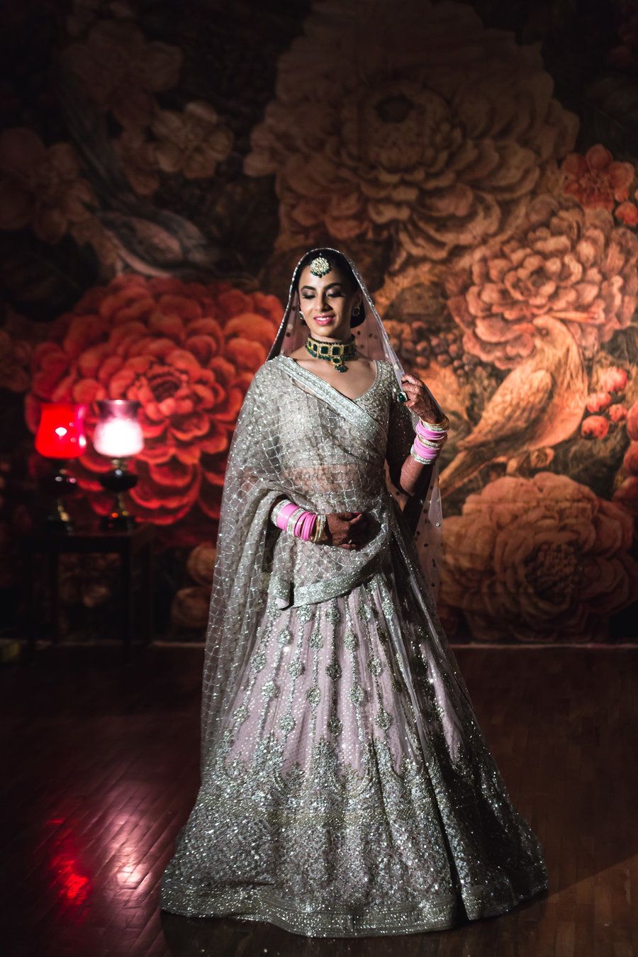 Silver Lehenga Colour