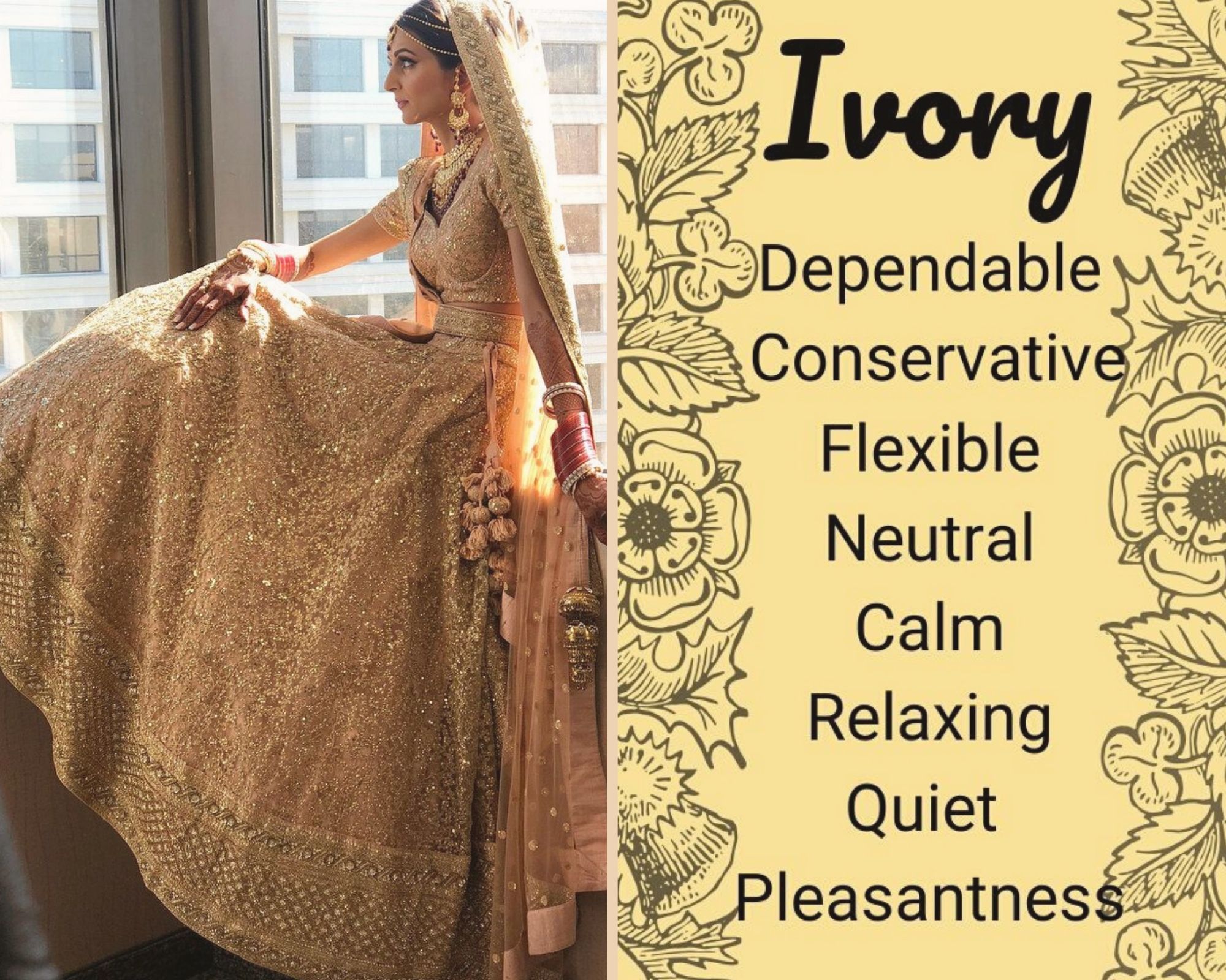 Ivory Lehenga Colour