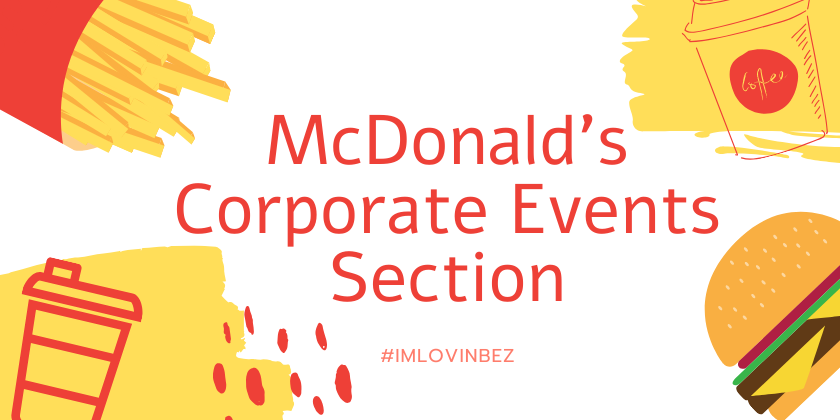 Corporate Events at McDonald's