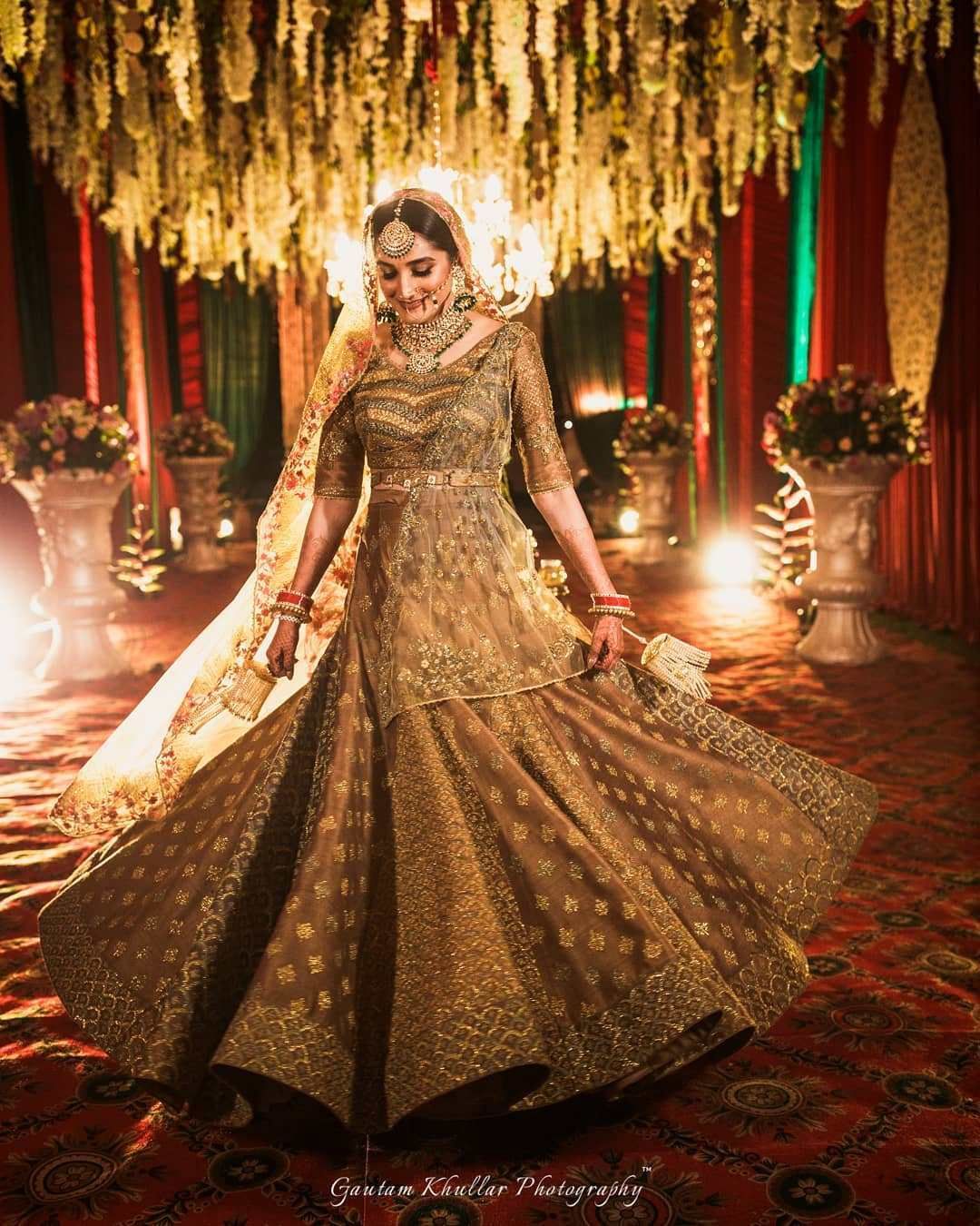 Golden Lehenga Colour