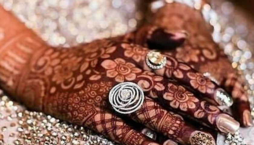bridal nail art