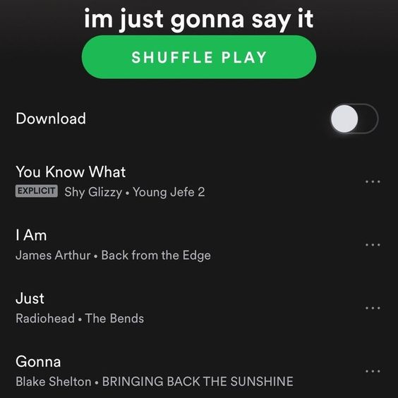 Memorable Proposal Ideas - Spotify custom playlist