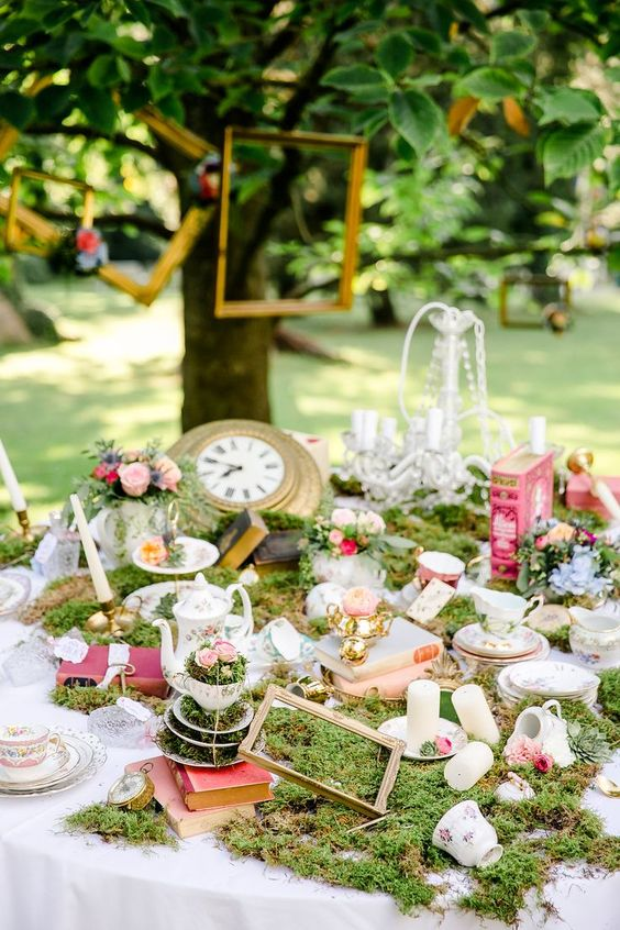 Alice in Wonderland theme for High Tea Party