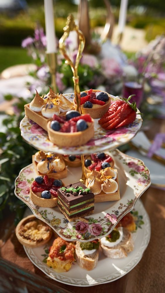 Scorns and pastries for High Tea Party