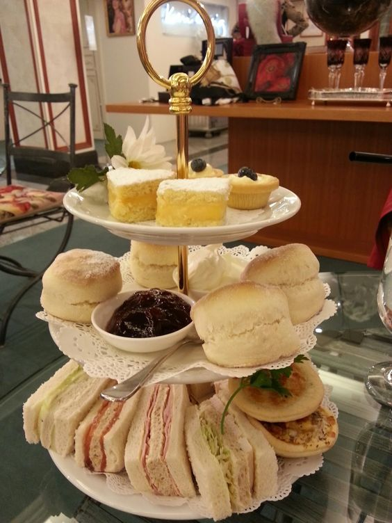 Sandwiches, bagels and baguettes for High Tea Party 