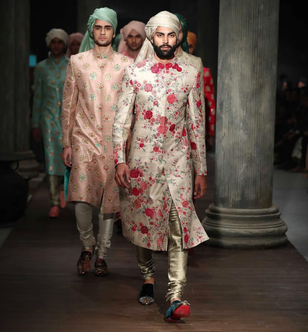 types of sherwani