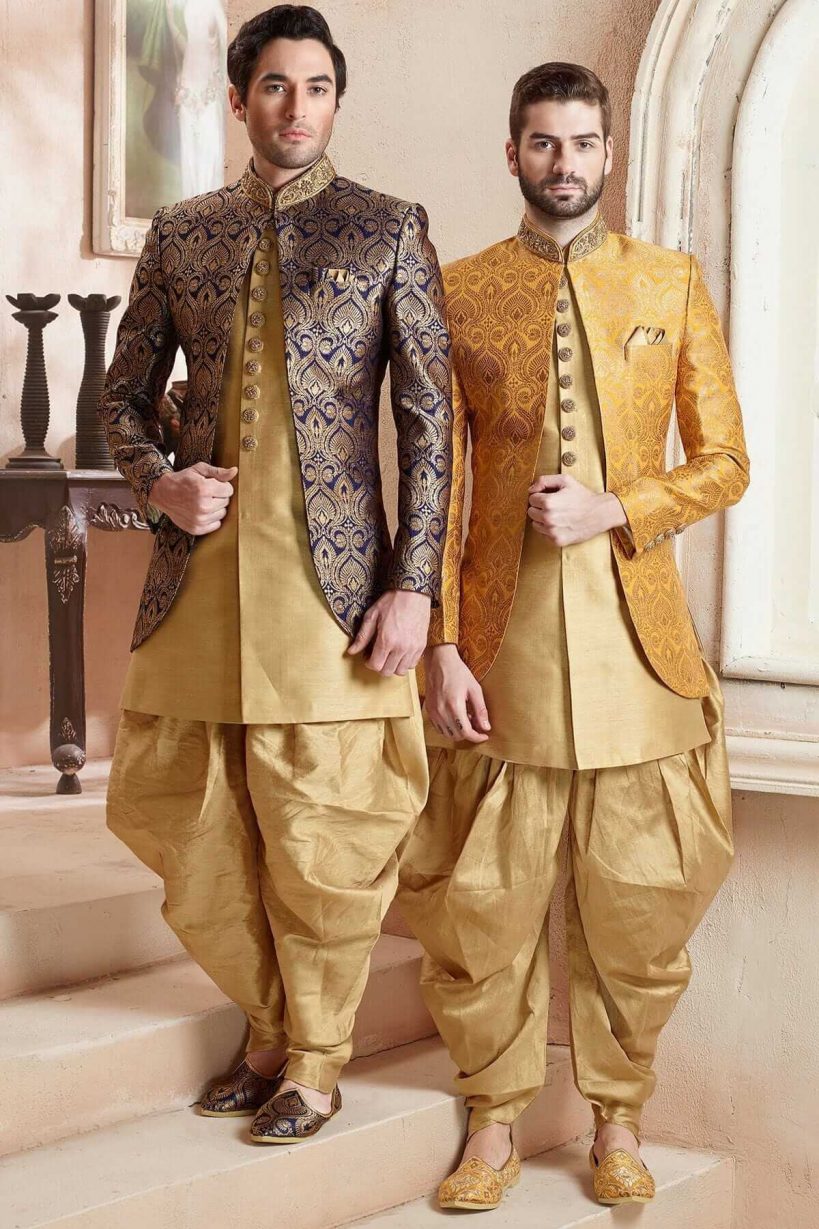 types of sherwani