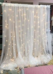 Diy backdrop Ideas Lighting