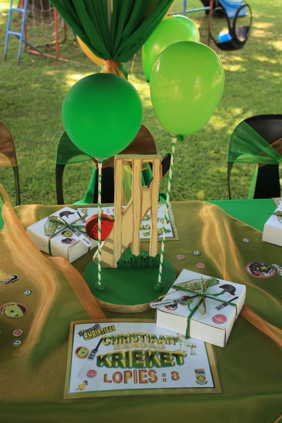 outdoors birthdays, birthday party themes, marketplace party theme, Cricket-themed birthday party, outdoor party, birthday party themes