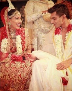 wedding look - Bipasha Basu and Karan Singh Grover Wedding Look