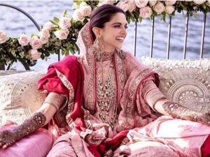 wedding look - Deepika Padukone and Ranveer Singh Wedding Look