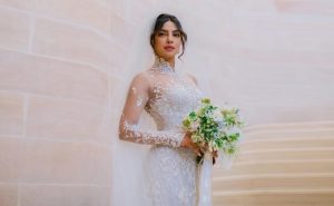 wedding looks, bollywood celebrities inspired wedding looks, wedding look ideas, wedding outfit ideas Priyanka Chopra and Nick Jonas Wedding Look
