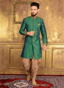 sherwani designs for groom red green