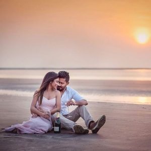 Honeymoon Photoshoot On The Beach