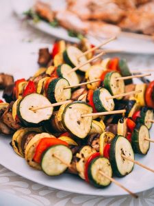 Grilled Veggies Skewer Healthy Wedding Menu