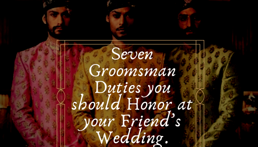 Groomsman duties title