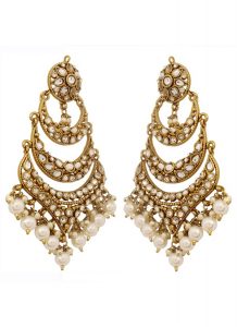 Chandelier Bridal Earrings Stones