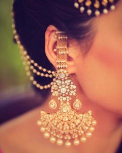  Bahubali Bridal Earrings stones