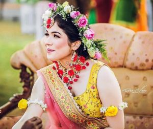 haldi flower design