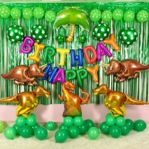 Dinosaur Themed Birthday Banner