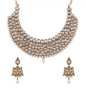 Zaveri Pearls Kundan Bridal Necklace Designs