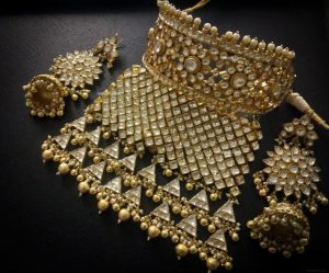 Polki and Kundan Bridal Necklace Designs