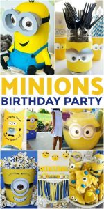 Birthday Party Theme for Boys Minion Theme