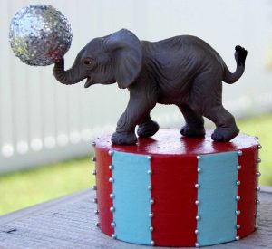 Circus Theme Birthday Party - Animal Shaped Small Cakes