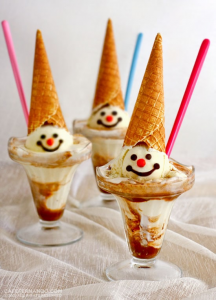 Circus Themed Birthday Party - Clown Ice Cream