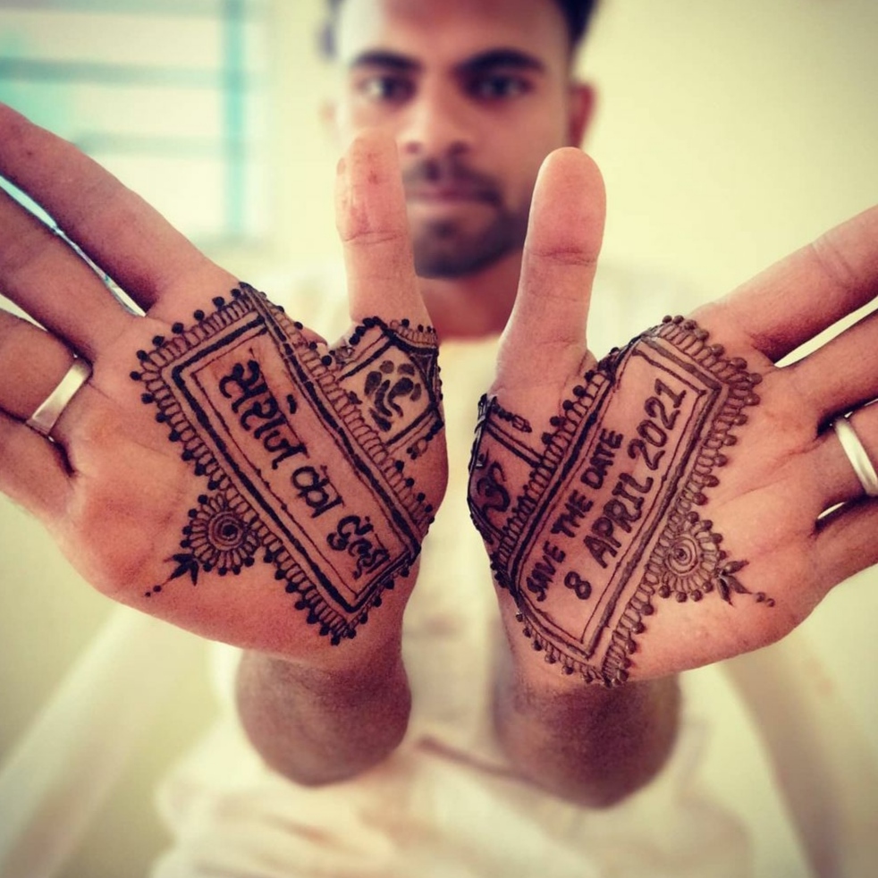 Trendy Groom Mehndi Design Ideas For Your Wedding