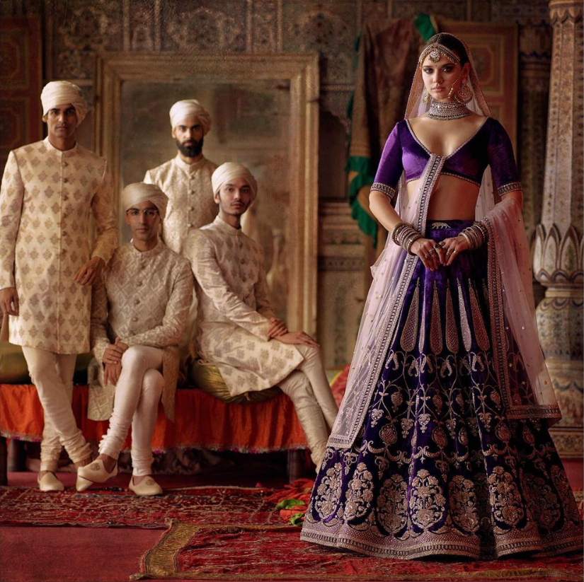 Sabyasachi Bridal Long-Line Design Lehenga