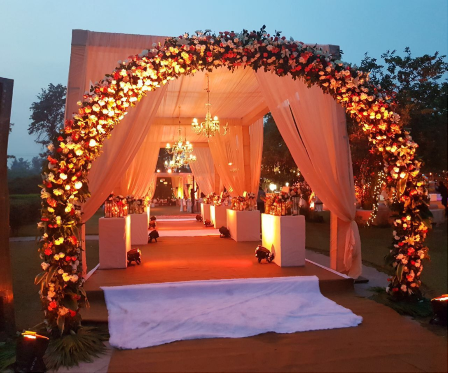 South Indian Wedding Entrance Décor 2