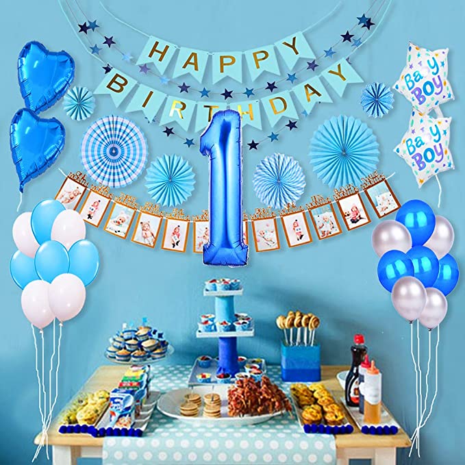 1st Birthday Decoration Ideas for Boy 1