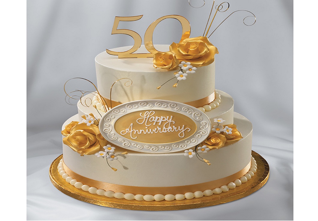 50 Wedding Anniversary Cake