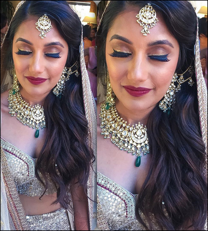 Bridal Look for Oval Face