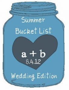 Gift Ideas For Groom - Bucket list