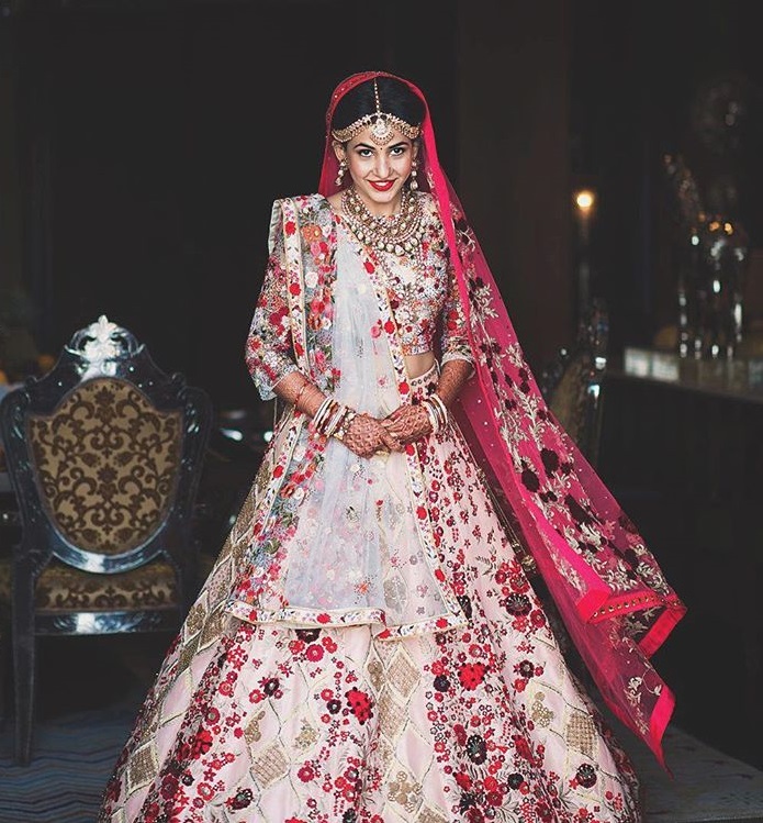 Offbeat Velvet Bridal Lehenga