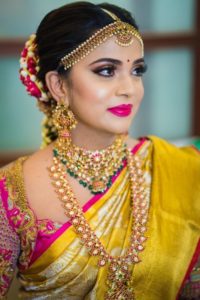 south indian bridal look