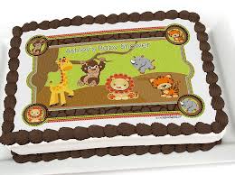 Baby Shower Cake Ideas- Animal Cartoon