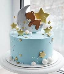 Baby Shower Cake Ideas- Moon and the Star