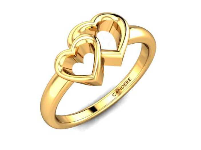 Double Heart Ring