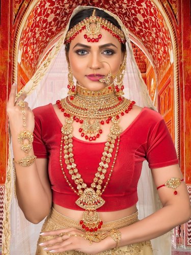 Red Jewelry for Bride