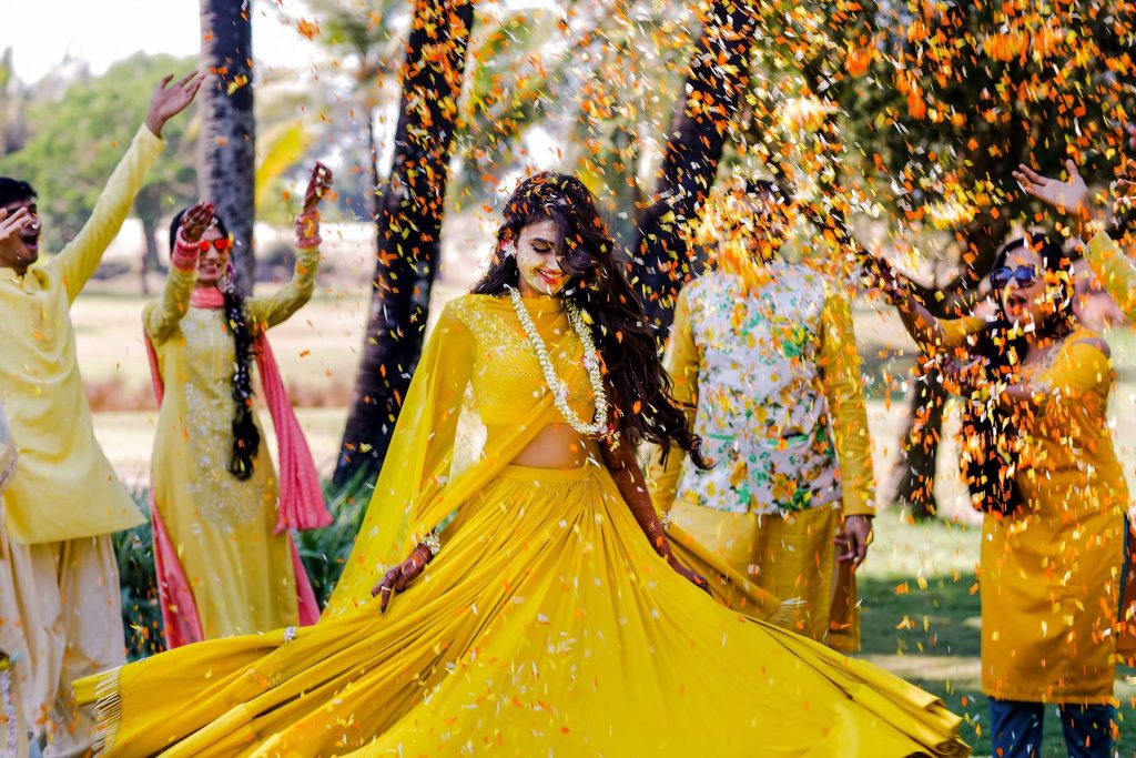 what to wear on your haldi ceremony
