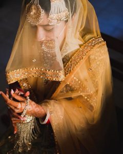 Bangle Wearing Solo Bridal Photo