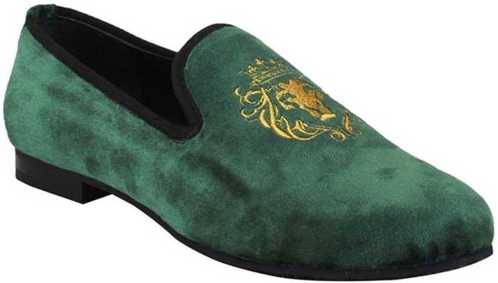 Bare Skin Velvet Loafers