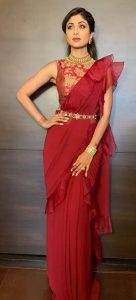 Bejewelled Belted Saree 