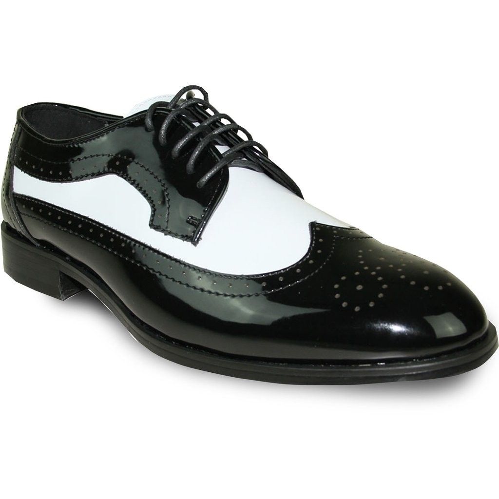 Black and White Tuxedo Shoes